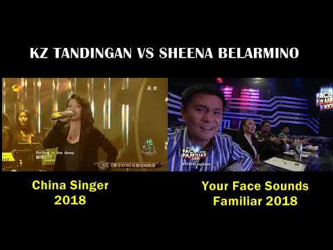 KZ TANDINGAN VS SHEENA BELARMINO - Your Face Sounds Familiar 2018