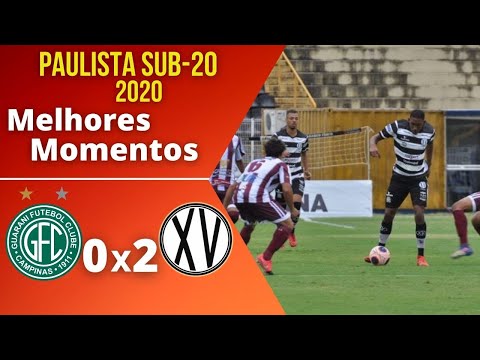 GUARANI 0 X 2 XV DE PIRACICABA | PAULISTA SUB-20 2020