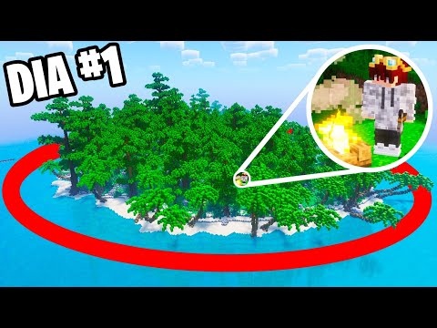 SOBREVIVI 100 DIAS PRESO EM UMA ILHA DESERTA NO MINECRAFT HARDCORE - O FILME