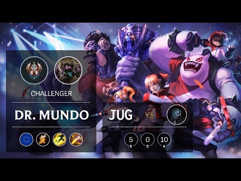 Dr. Mundo Jungle vs Kindred - EUW Challenger Patch 9.13