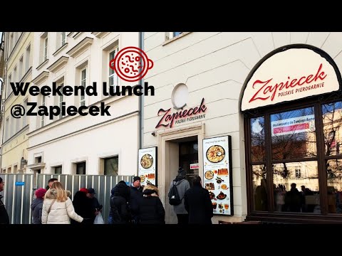 Almoço no Zapiecek na Cidade Velha, Varsóvia.