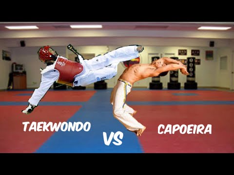 Taekwondo VS Capoeira || Sparring