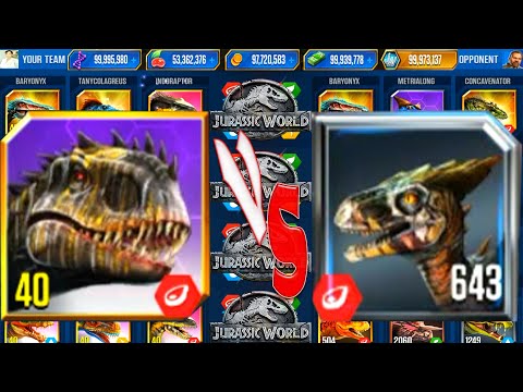 INDOMINUS REX GEN 2 vs VELOCRAPTOR GEN 2 - JURASSIC WORLD THE GAME