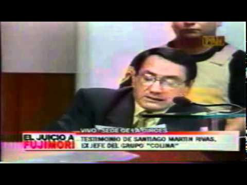 Santiago Martin Rivas declara en juicio a Fujimori. Parte 8