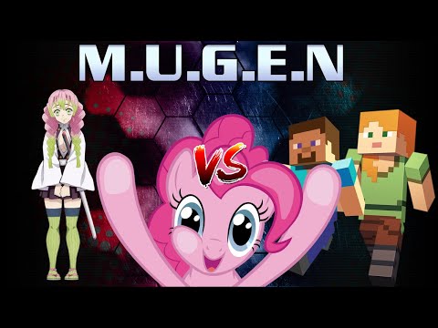 Insane Battle: Forgotten One - Mugen JUS - Pinkie Pie & Mitsuri VS Minecraft (CPU Fight)