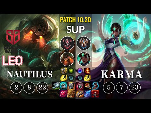 SB Leo Nautilus vs Karma Sup - KR Patch 10.20