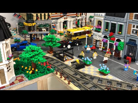 Bau einer Lego Stadt Teil 92. - Unterführung zum Bahnhof