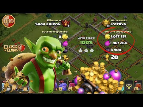 Clash of Clans ITA -E124- Mega Bottino in Farming