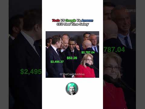 Jeff Bezos VS Elon Musk CEO LIVE Salary 🤑💸 #money #salary #usa