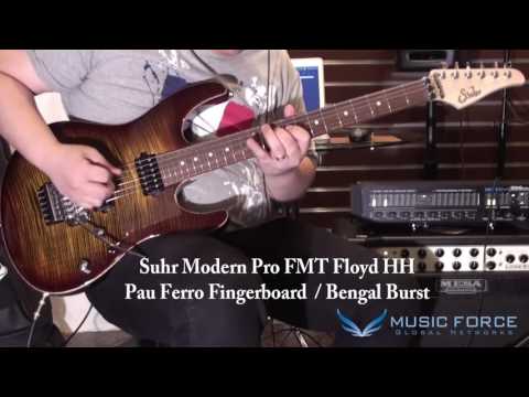 [MusicForce] Suhr Modern Pro HH Floyd Pau Ferro vs Maple Fingerboard - Gain Solo Tone Demo