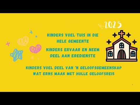 Kinderbediening 2025: Verwelkoming