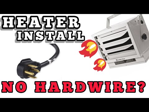 How to Install a Garage Heater - With Plug In!