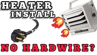 How to Install a Garage Heater - With Plug In