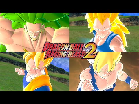 Dragon Ball Raging Blast 2 - All Ultimate Attacks & Team Attacks (4K 60FPS)