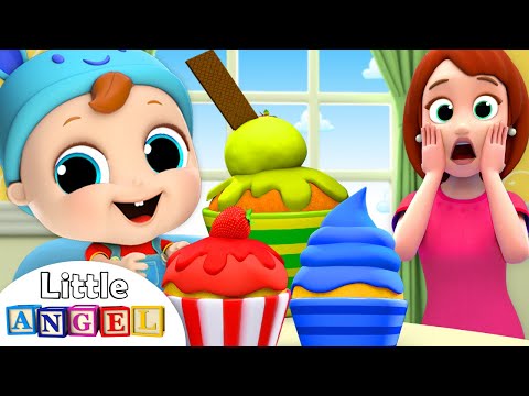Baby's Snack Time! | Muffin Man Song | Nursery Rhymes by Little Angel