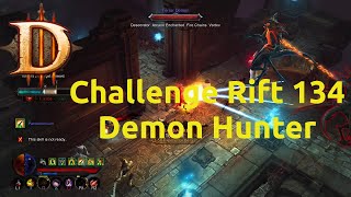 Diablo 3 - Challenge Rift - Challenge 134 - Demon Hunter - Failed