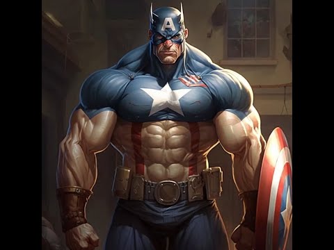 MARVEL CHARACTERS AS A BODYBUILDER  - Ai Concept Art