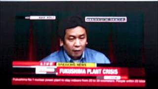 Prime minister speaks about the nuclear reactor meltdown crisis in Japan