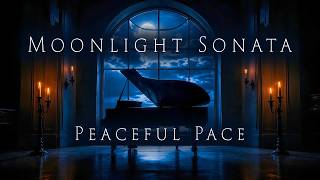 Beethoven – Moonlight Sonata, 1st Movement, Played Slower | Dark Piano