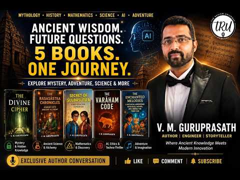 Meet the Author Behind 5 Incredible Books — V. M. Guruprasath on The Review Universe podcast