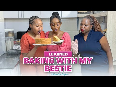 LEARNING HOW TO BAKE A CAKE WITH MY BESTIE