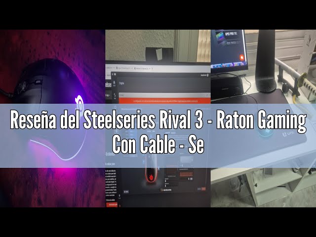 Vídeo relacionado con Steelseries Rival 3 - Raton Gaming Con Cable - Sensor Óptico Truemove Core de 8.500 Cpi - 6 Botones Programables - Botones con Disparador Dividido - Negro
