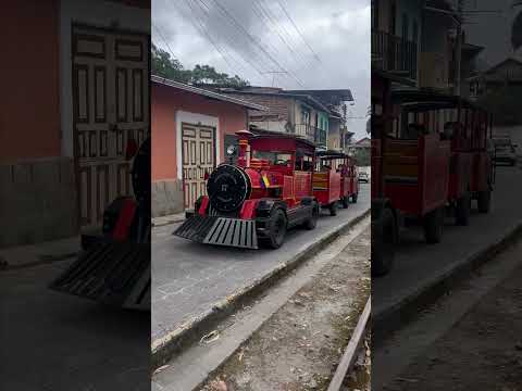 Mini tren en Alausí 🚂🇪🇨 #ecuador #turismo #viajes #tren #chimborazo #alausi