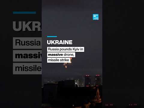 Ukraine: Russia pounds Kyiv in massive drone, missile strike