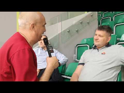 Dyrektor i trener SMS PZKosz Cetniewo Janusz Kociołek i Mariusz Niedbalski