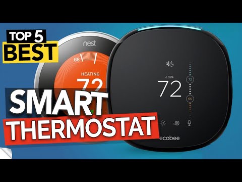 The video features the Lux GEO Wi-Fi Smart Thermostat as one of the top 5 budget-friendly smart thermostats in a comparative review.
