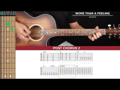 More Than A Feeling Guitar Cover Boston 🎸|Tabs + Chords|