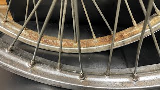 How to clean and restore chrome BMX wheels - Old School BMX