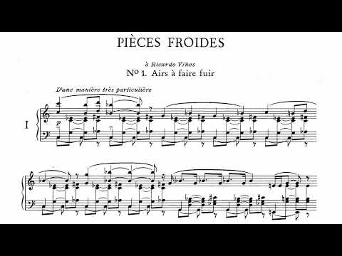 Erik Satie ~1897~ Pièces Froides, Airs à faire fuir, n°1