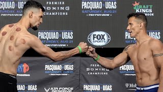 CARLOS CASTRO vs OSCAR ESCANDON WEIGH-IN | Acid test | Pacquiao vs Ugas