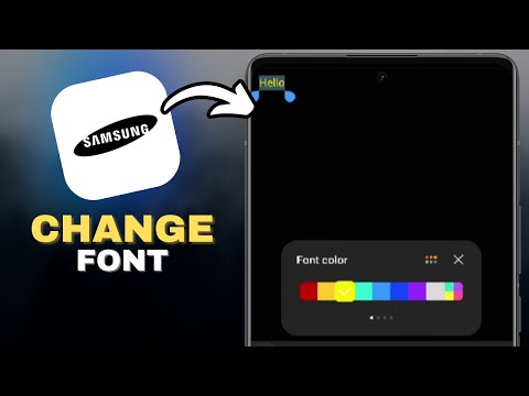 How to Change Font on Samsung Notes in SECONDS!
