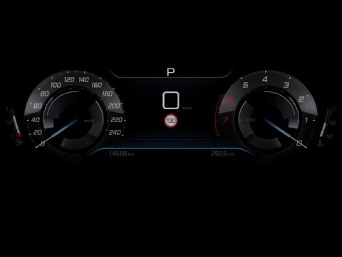 New Peugeot i-Cockpit 12.3" TFT display