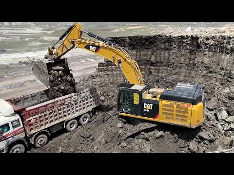 Power At The Mine: Caterpillar 352F Excavator Loads Overburden On Mercedes & MAN Trucks - Ascon Ltd