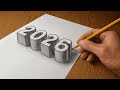 How To Draw A 3D 2026 Awesome Trick Art Pencil Drawing