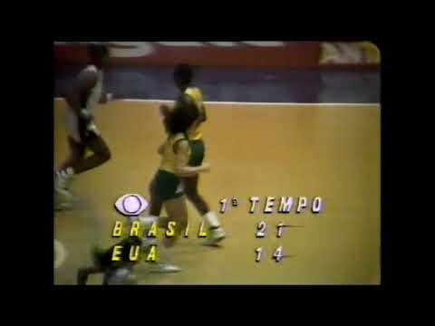 Copa América 89 - Basquete feminino Brasil x Estados Unidos