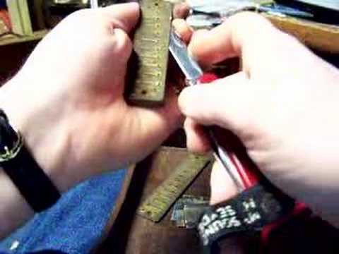 How to take reedplates off a nailed harp, like a Marine Band