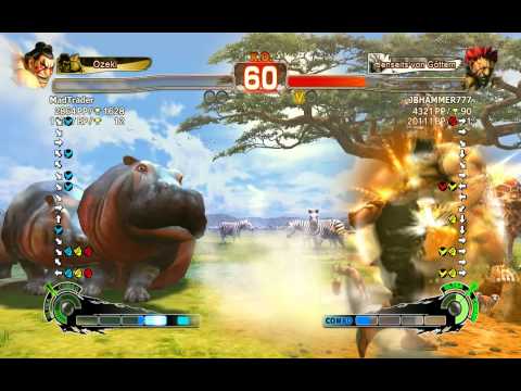 JBHAMMER777 (Akuma) vs MadTrader(Honda,Dee jay) vs xProwwyx (Cammy) SSf4 AE Ranked Matches