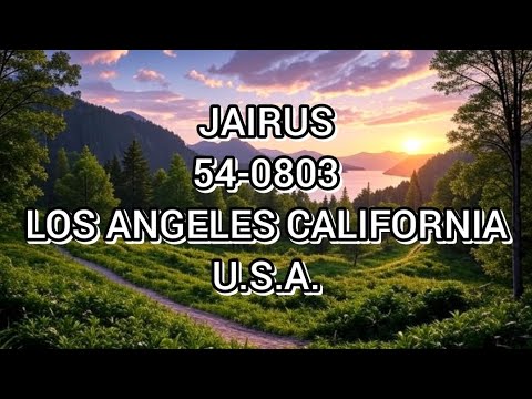 JAIRUS (54-0803)