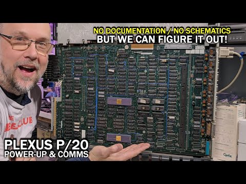 First power up of the Plexus dual processor UNIX system (Plexus P/20)