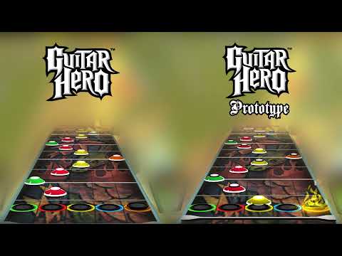 Guitar Hero 1 Prototype - "Decontrol" Chart Comparison