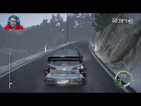 WRC 6. Modo carrera, WRC. Rally Montecarlo, temp: 7 Rally : 1 Hyundai i20 WRC
