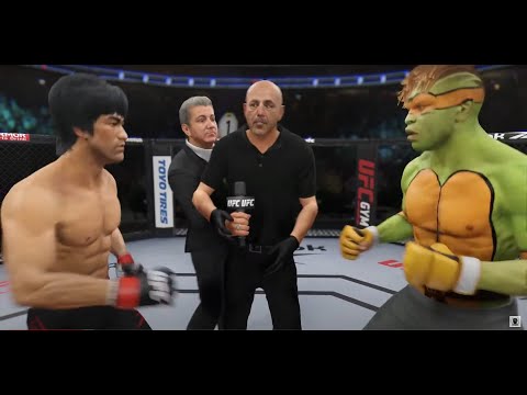 UFC 4 | Bruce Lee vs. Ninja Michelangelo (EA Sports UFC 4)