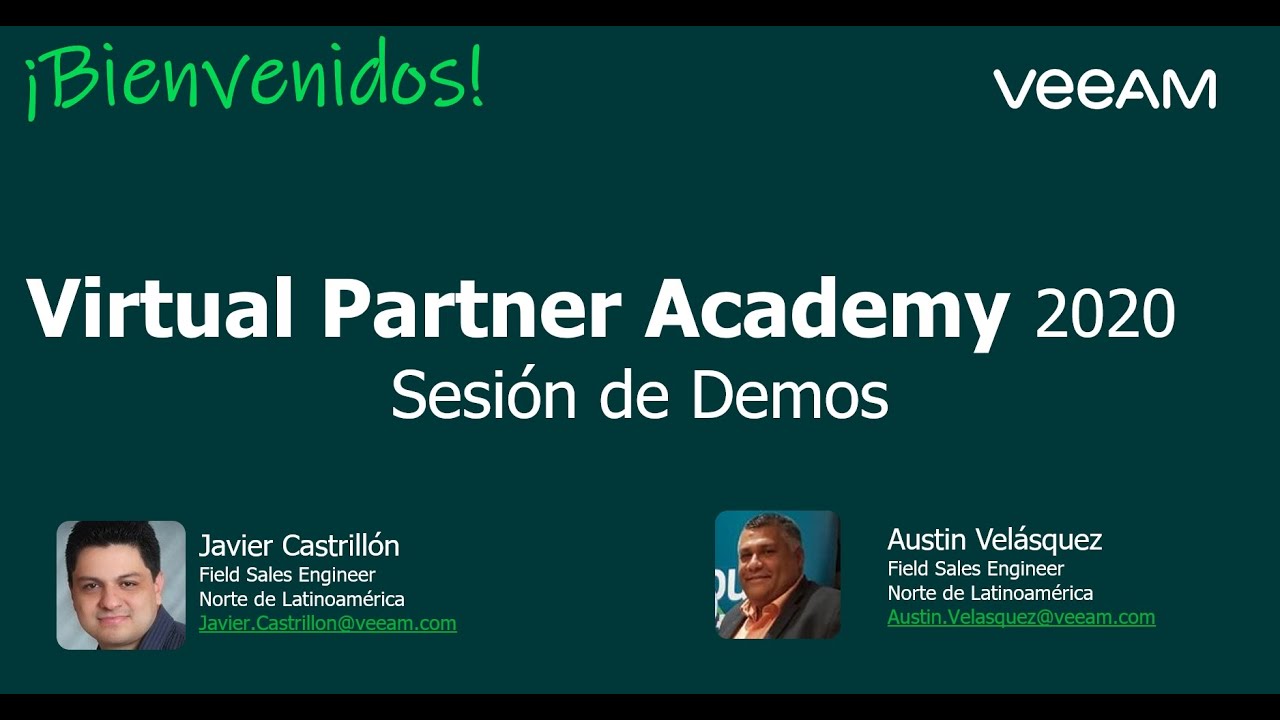 Virtual Veeam Partner Academy: SESIÓN DE DEMOS video