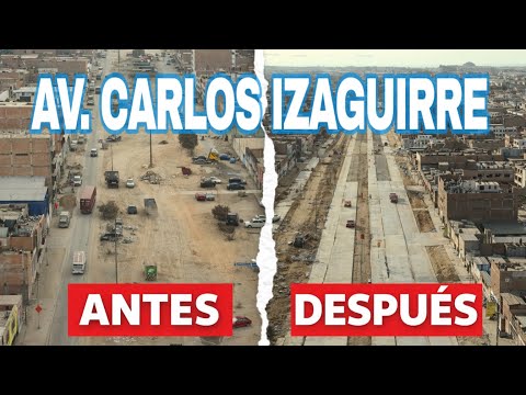 Carlos Izaguirre Avenue: this is how its road improvement is progressing in North Lima