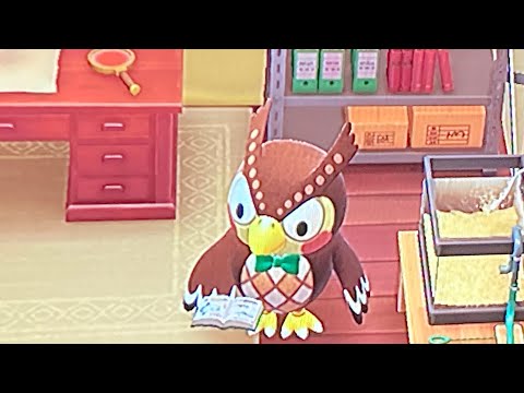 ￼ Animal crossing Blathers Arrives 15 ￼ donations part 2