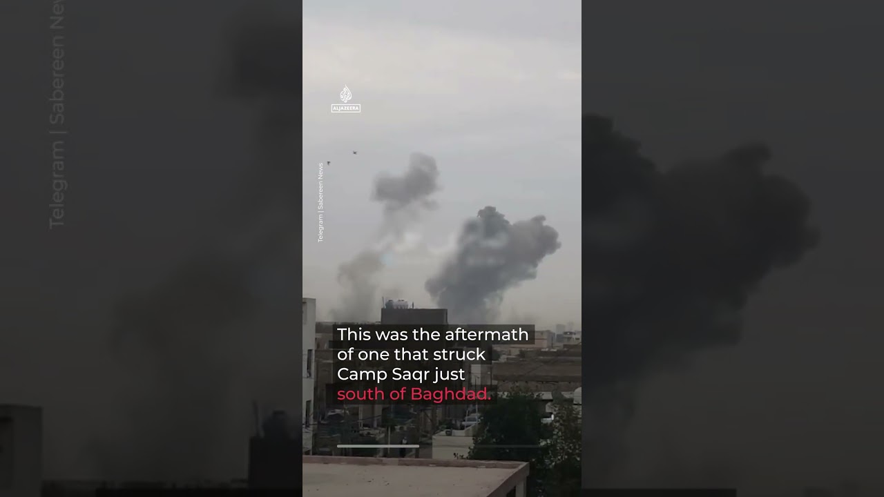 Video | Air attacks target bases of Iran-backed forces in Iraq | AJ #shorts